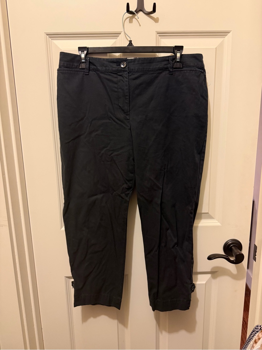 Talbots Black Perfect Crop Pant